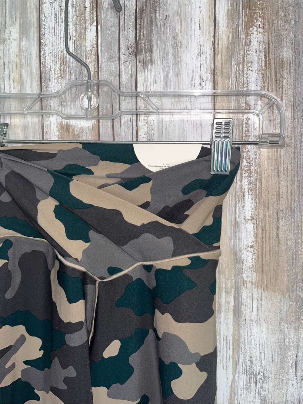 NWT Aerie OFFLINE Real Me 7/8 Leggings Camo High Rise Green Size Small S - Picture 4 of 6